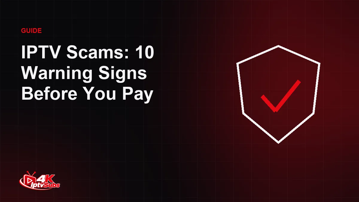 Shield illustration representing protection from IPTV scams
