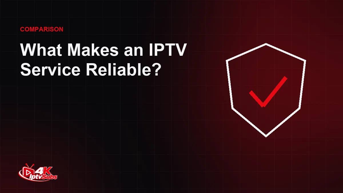 Shield illustration representing a reliable IPTV service